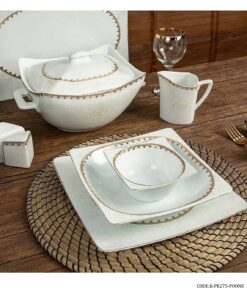 سرویس چینی پردیس 12 نفره 101 پارچه سری ونوس طرح پونه