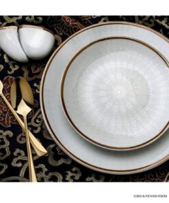 سرویس چینی پردیس 12 نفره 93 پارچه سری هرمس طرح یکتا