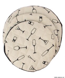 ست دمکنی آشپزخانه سه تکه طرح Glass