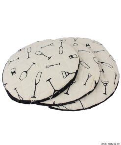 ست دمکنی آشپزخانه سه تکه طرح Glass