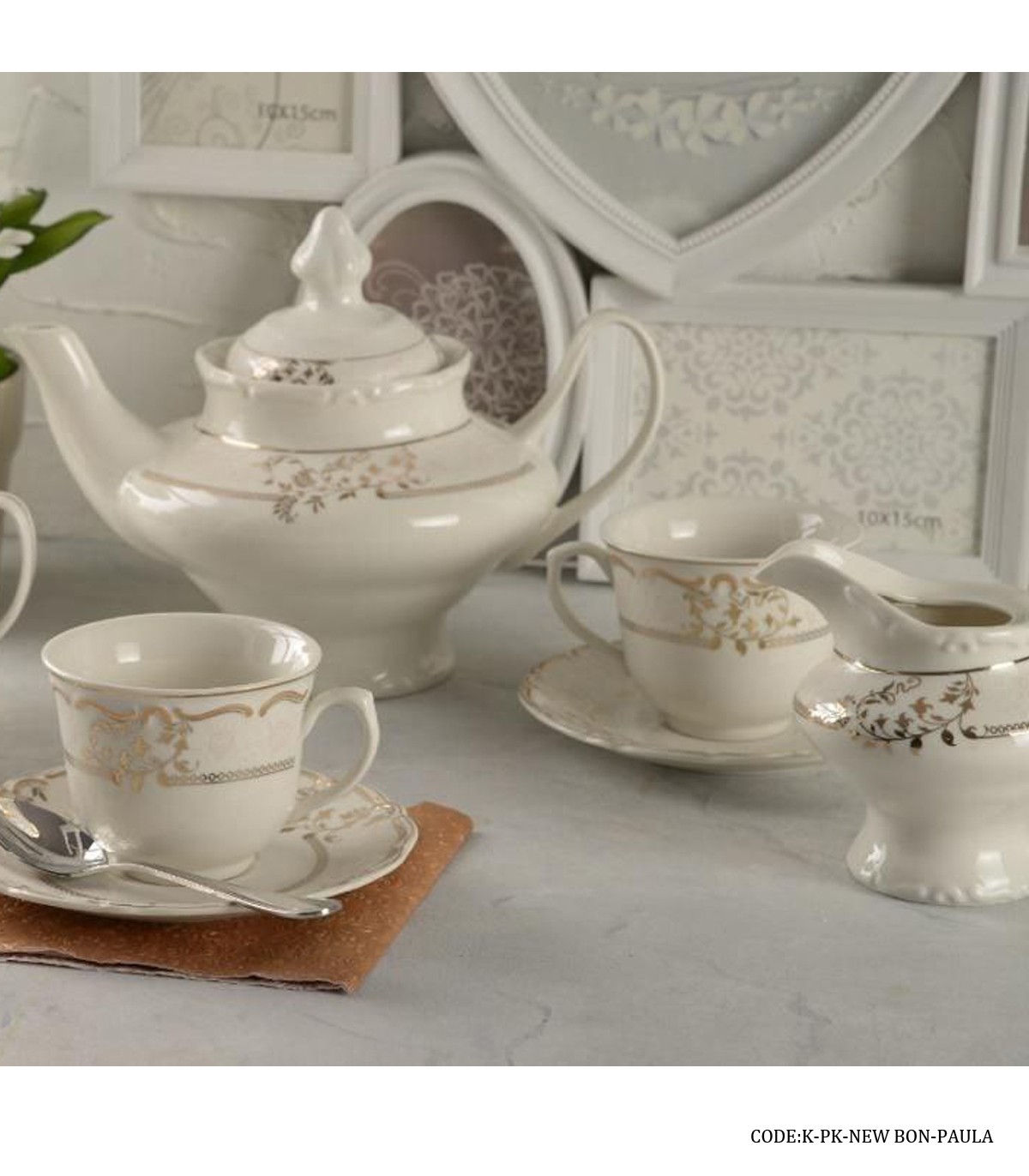 سرویس چینی 98 پارچه پردیس مدل پائولا