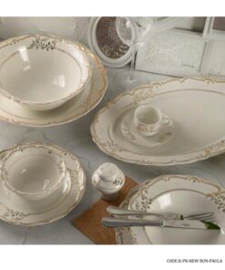 سرویس چینی 98 پارچه پردیس مدل پائولا