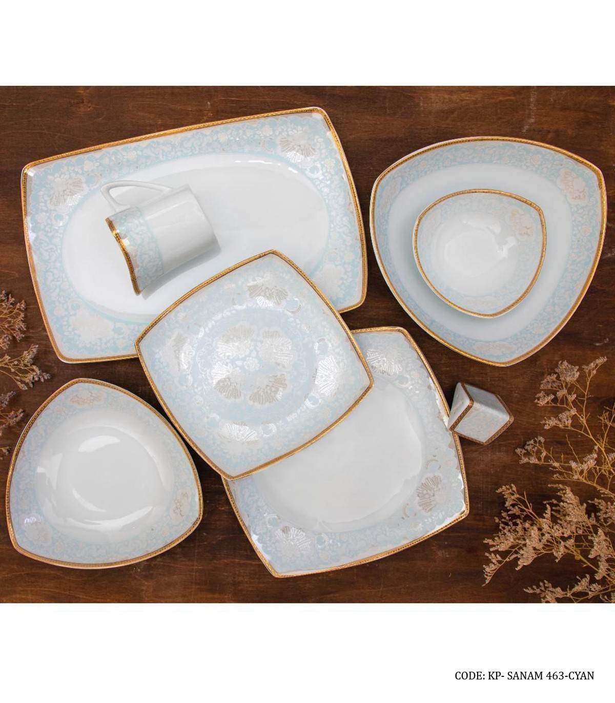 چینی پردیس 30 پارچه قالب پاریس طرح صنم کد 463