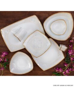 چینی پردیس 30 پارچه قالب پاریس طرح صنم کد 463 طلایی