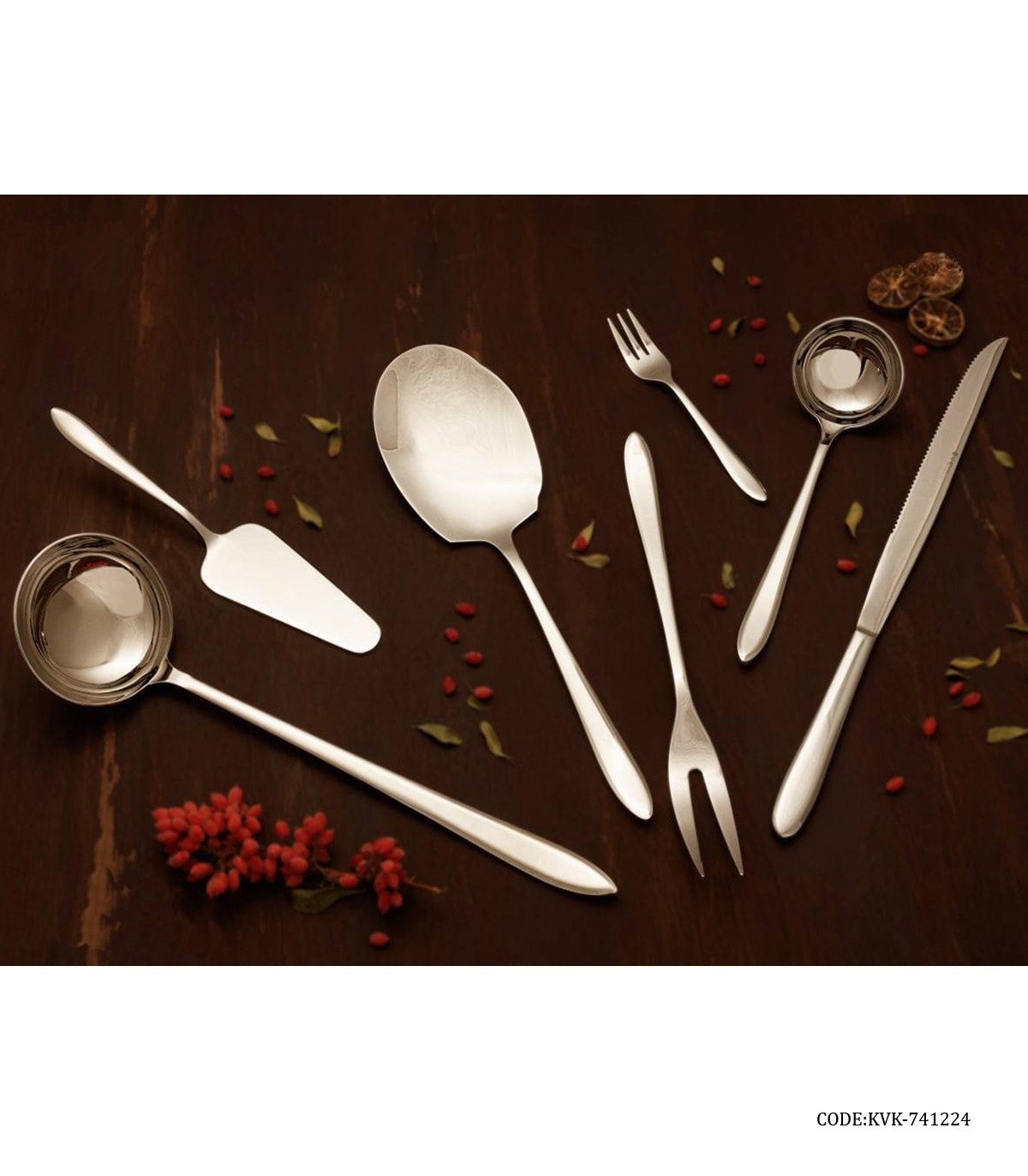 سرویس قاشق و چنگال 138 پارچه ویراکیش مدل 741224