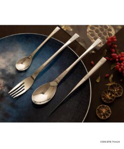 سرویس قاشق چنگال کامل 138 پارچه مدل 741624