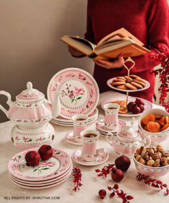 سرویس کامل ظروف پذیرایی و عصرانه خوری آنجلا مدل anjella3