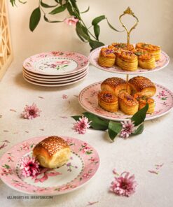 سرویس شیرینی خوری و پیش دستی طرح آنجلا