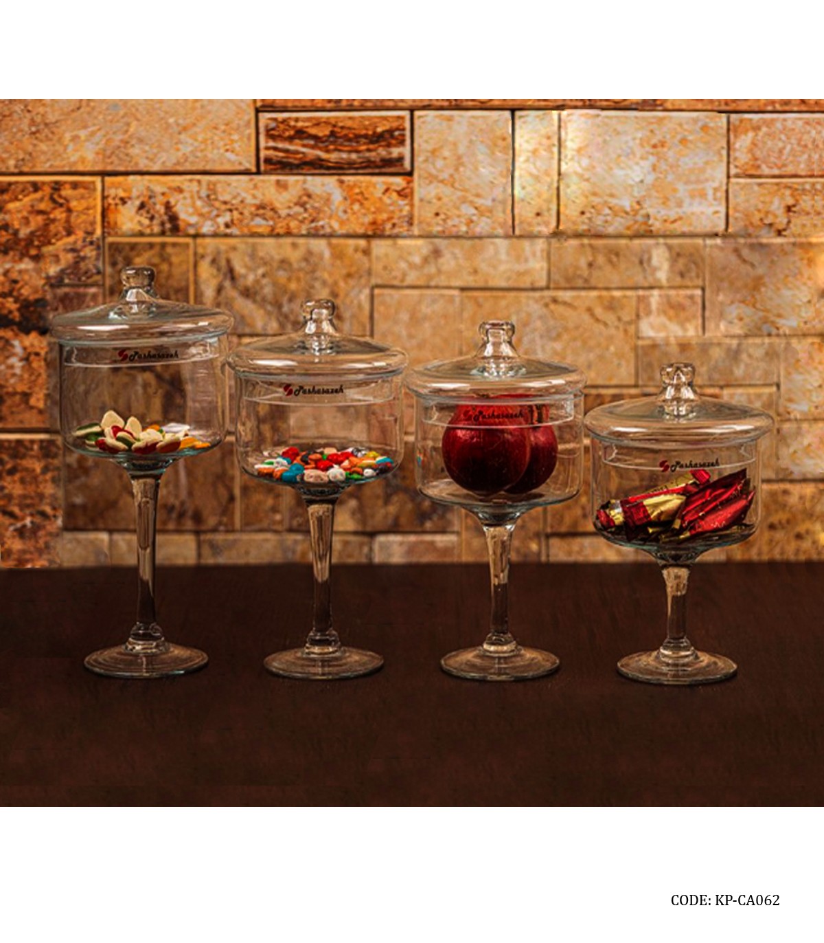 کندی باکس چهار عددی شیشه ای دربدار مدل 062