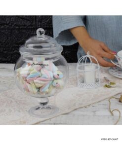 کندی باکس سه تایی شیشه ای مدل فندق