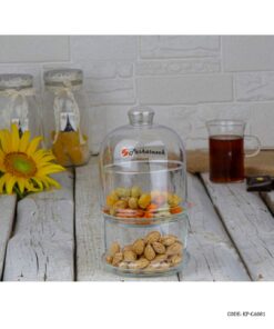 عسل خوری دو طبقه بلوری مدل 081