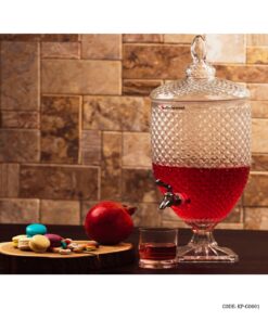 کلمن شیشه ای درب دار 5 لیتری مدل جنریشن