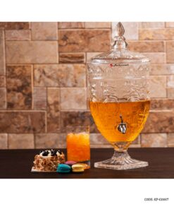 کلمن شیشه ای 5 لیتری کلاسیک مدل هخامنشی