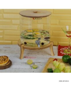 کلمن چوبی شیشه ای یک طبقه مدل 013