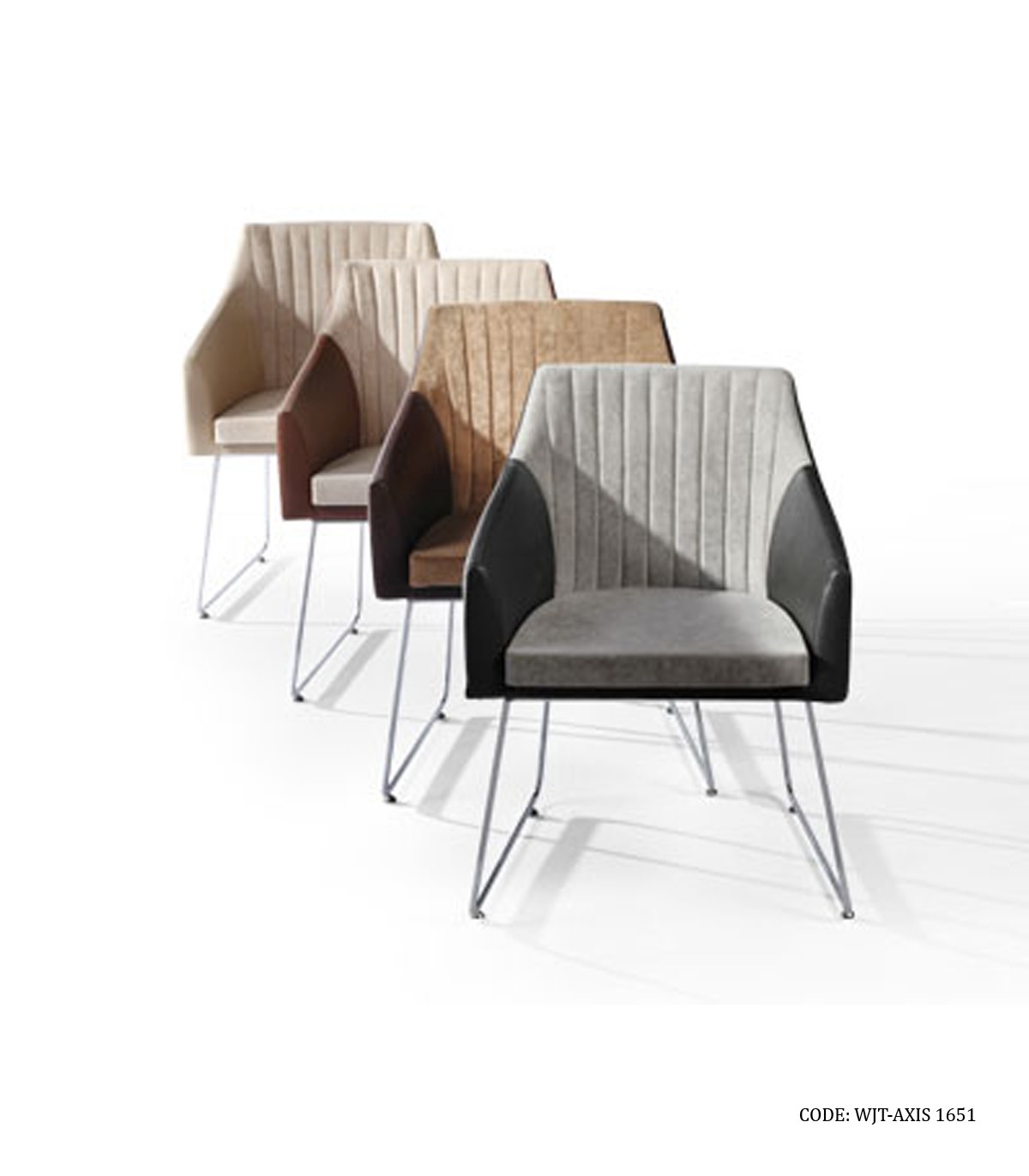 صندلی ناهار خوری پایه فلزی مدل اکسیس