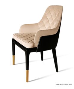 صندلی ناهار خوری دسته دار مدل کریستال