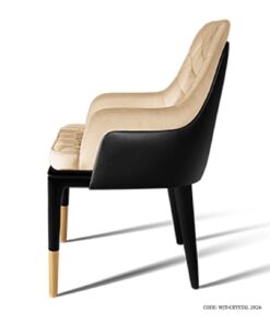 صندلی ناهار خوری دسته دار مدل کریستال