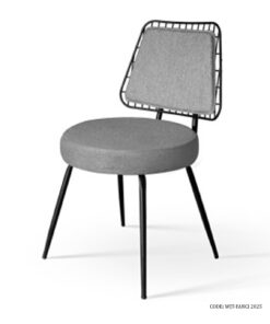 صندلی بدون دسته فلزی جهانتاب مدل فنسی