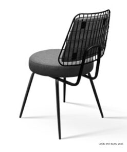 صندلی بدون دسته فلزی جهانتاب مدل فنسی