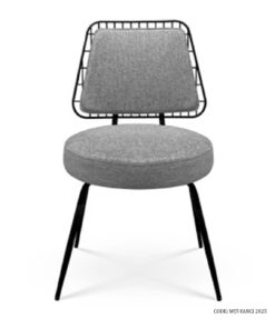 صندلی بدون دسته فلزی جهانتاب مدل فنسی