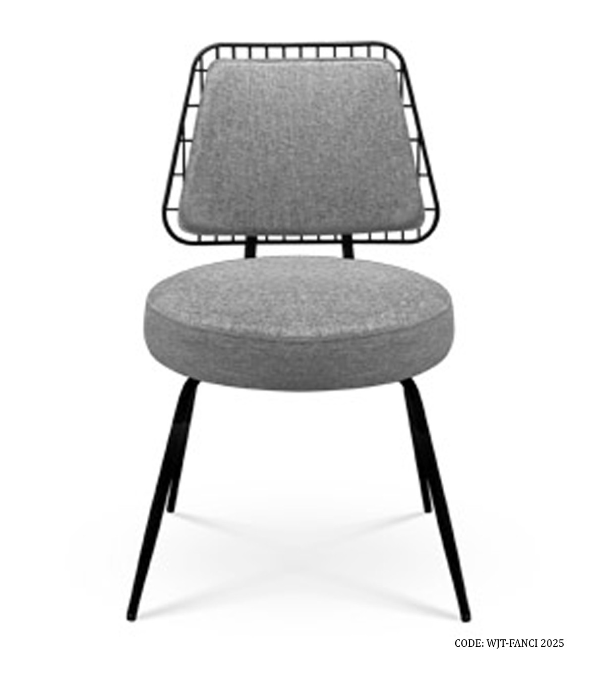 صندلی بدون دسته فلزی جهانتاب مدل فنسی