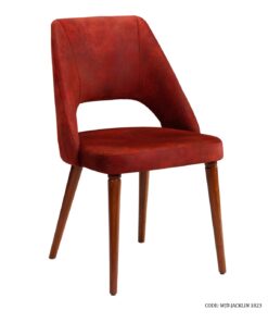 صندلی راحتی بدون دسته پایه فلزی مدل ژاکلین