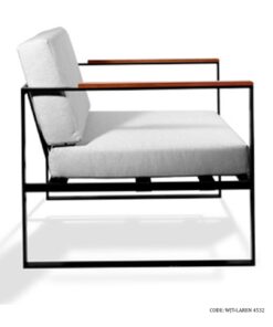 صندلی دسته دار فلزی مدل لارن