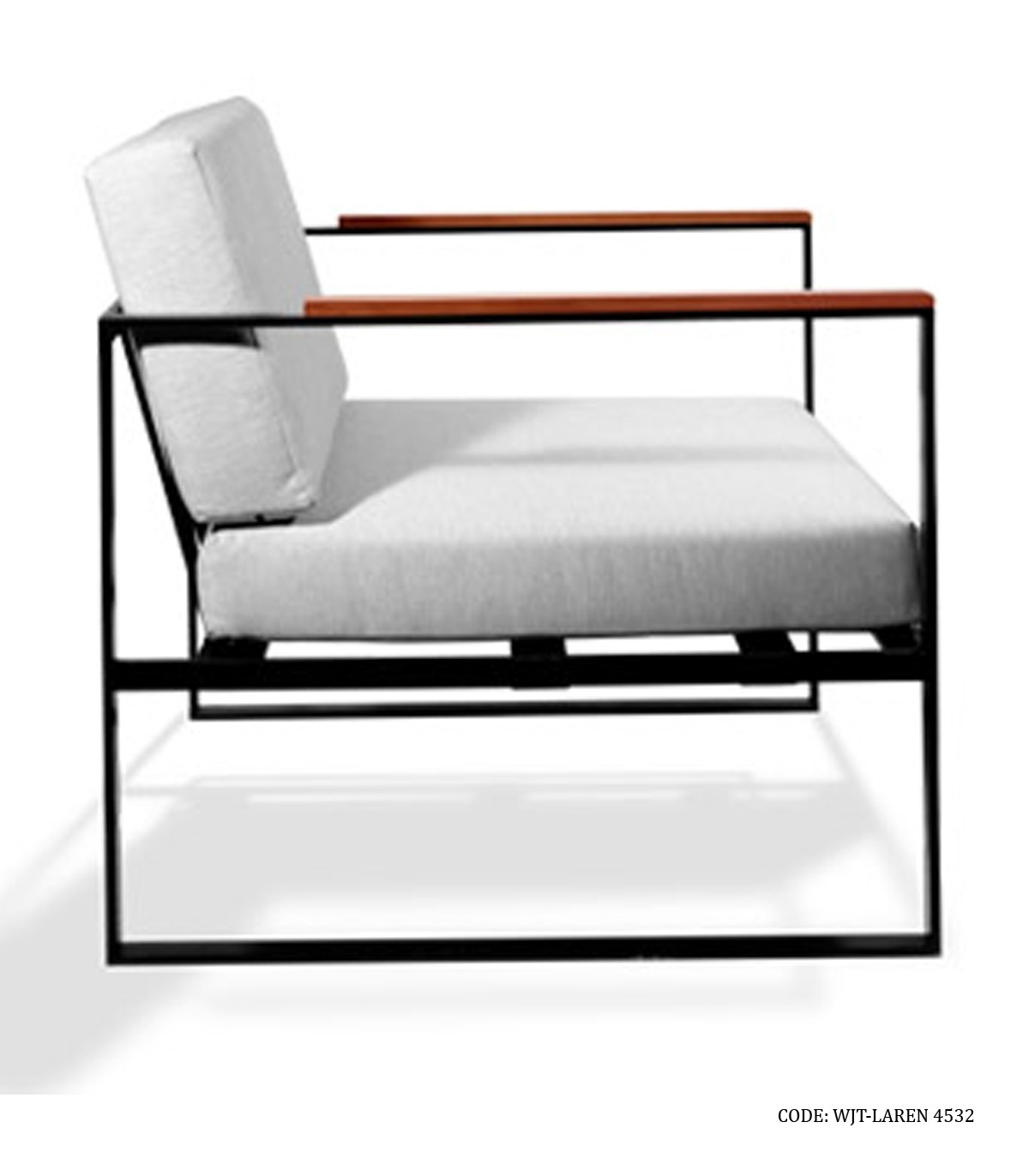 صندلی دسته دار فلزی مدل لارن