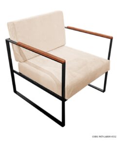 صندلی دسته دار فلزی مدل لارن