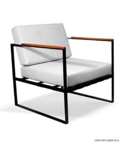 صندلی دسته دار فلزی مدل لارن