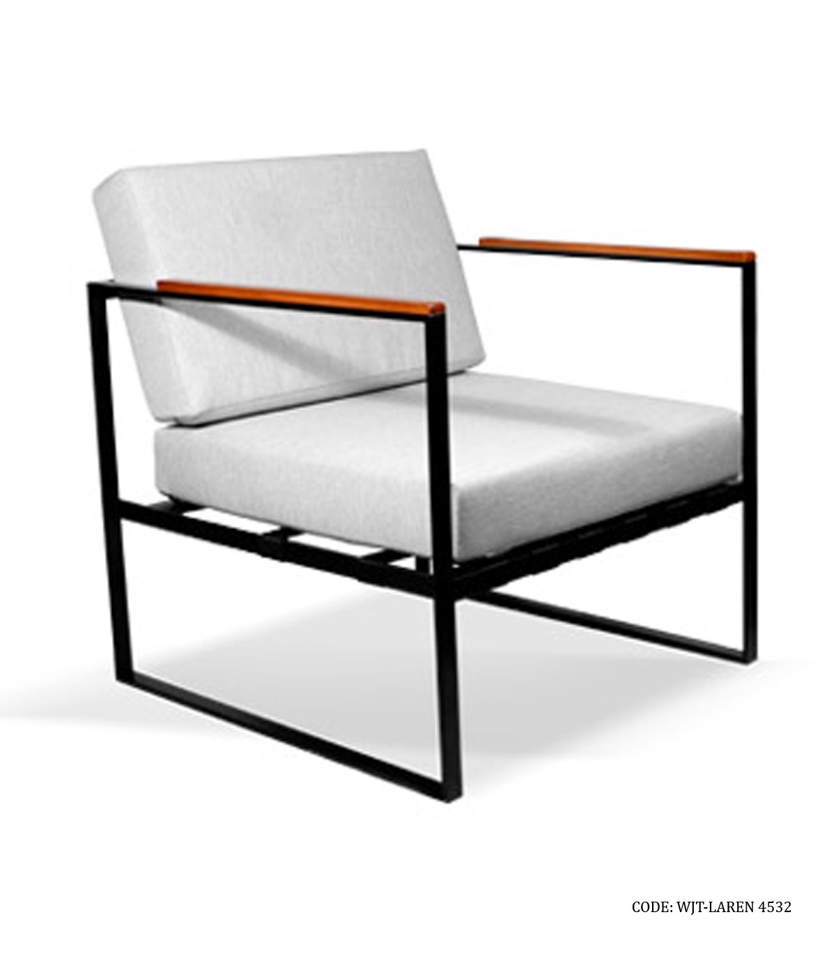 صندلی دسته دار فلزی مدل لارن