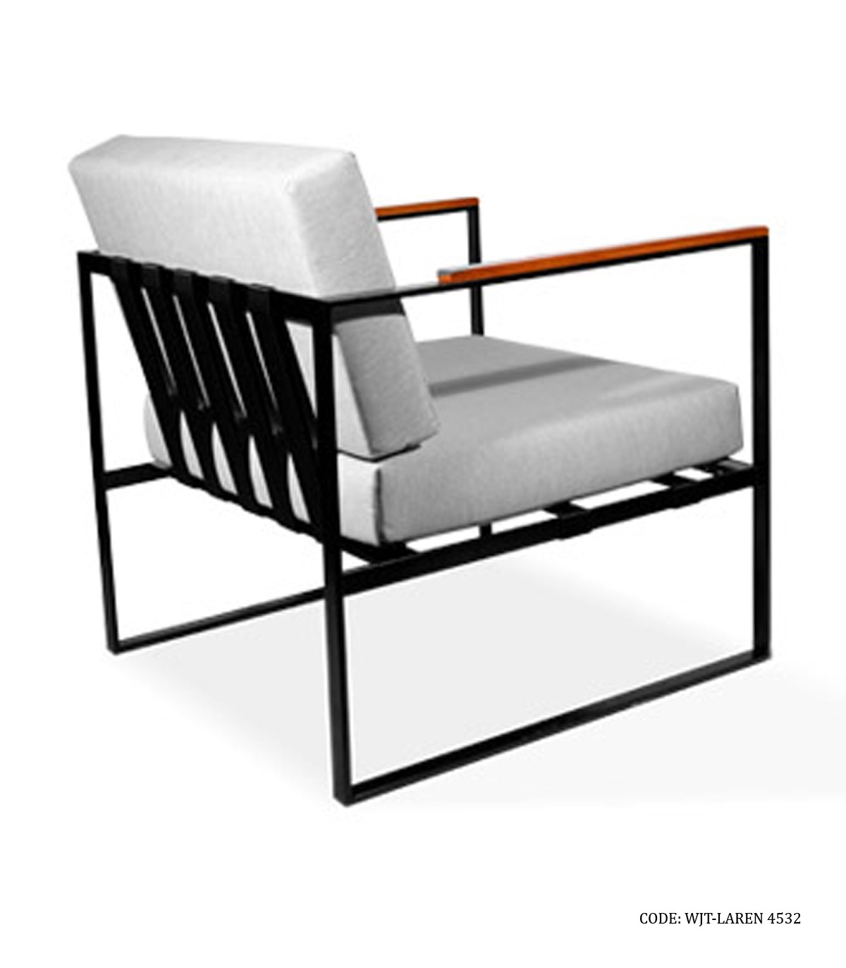 صندلی دسته دار فلزی مدل لارن