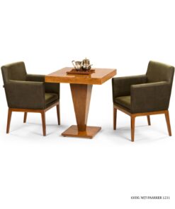 صندلی ناهارخوری پایه چوبی مدل پارکر