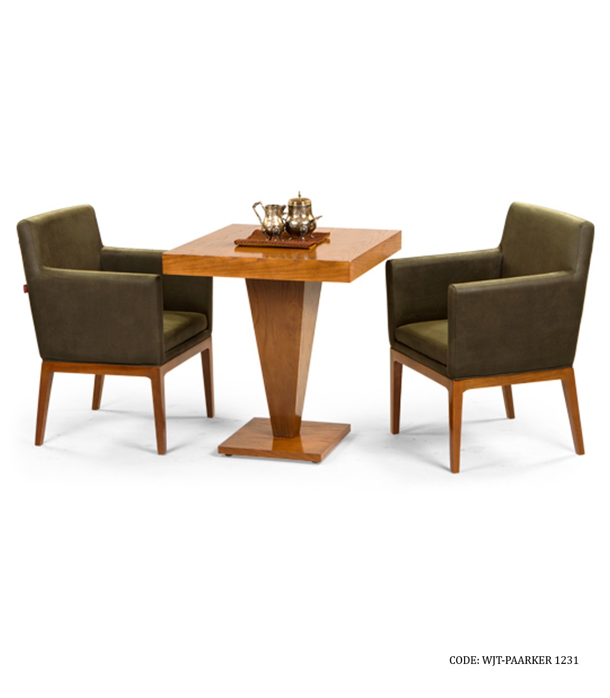 صندلی ناهارخوری پایه چوبی مدل پارکر