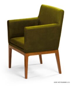 صندلی ناهارخوری پایه چوبی مدل پارکر