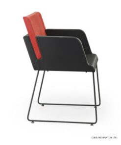 صندلی اداری دسته فلزی مدل پنتون