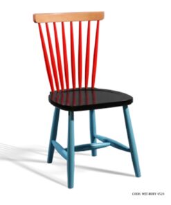 صندلی ناهارخوری بدون دسته جهانتاب مدل روبی رنگی