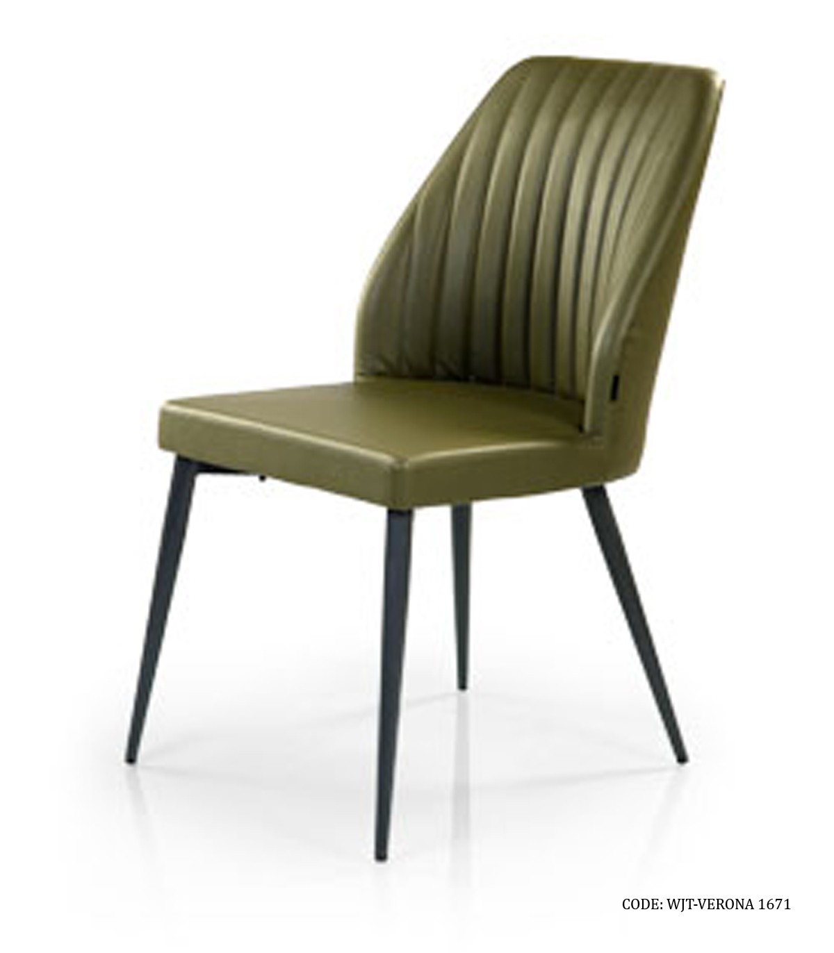 صندلی ناهارخوری بدون دسته پایه فلزی مدل ورونا