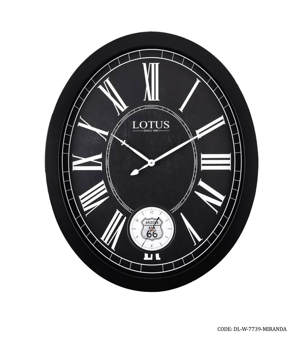 ساعت دیواری چوبی لوتوس مدل MORANDA