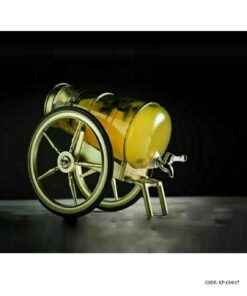 کلمن شیشه ای فانتزی 4.5 لیتری پاشا سازه مدل درشکه