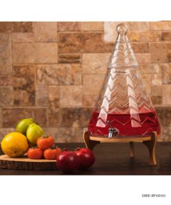 کلمن شیشه ای کریسمس سه پایه پاشا سازه مدل 101