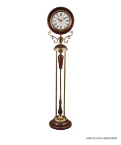 ساعت کنار سالنی ترکیب چوب و فلز مدل DILLENBURG