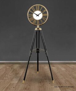 ساعت ایستاده فلزی سه پایه مدل RIVOLI آنتیک
