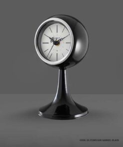 ساعت رومیزی فلزی گرد مدل GABRIEL مشکی