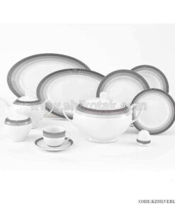 سرویس چینی ایرانی زرین 12 نفره سیلور لاینر