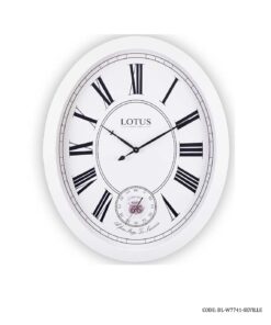 ساعت دیواری چوبی سفید مدل SEVILLE