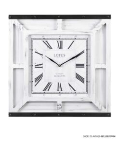 ساعت دیواری مربعی طرح پتینه مدل MILLERSBURG