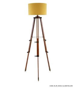 آباژور کنار سالنی سه پایه مدل لیا زرد