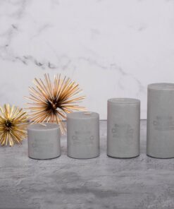 شمع کلاسیک مدل استوانه ای قطر 7 سانتی متر مجموعه چهار عددی