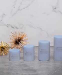 شمع کلاسیک مدل استوانه ای قطر 7 سانتی متر مجموعه چهار عددی